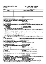 Bộ đề kiểm tra 1 tiết môn Vật lý Lớp 9 - Trường THCS Nguyễn Trãi (Có đáp án)